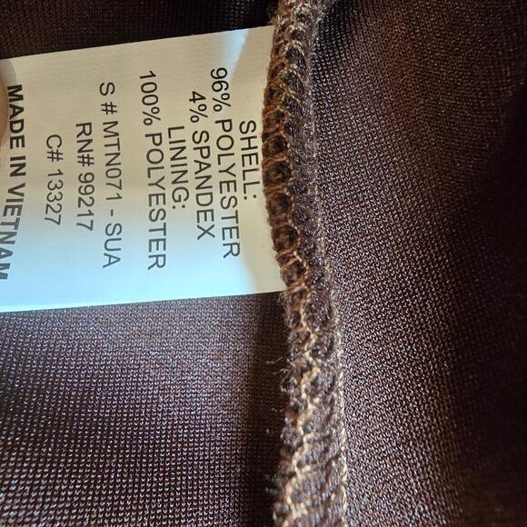 NWT Moa Moa Faux Suede Strapless Top - Picture 4 of 5